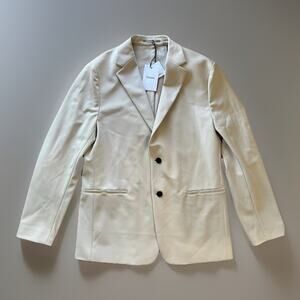 Theory Clinton DPK Precision Ponte Putty Suit Sport Coat Mens Size 42 Blazer